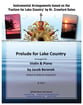 Prelude  Violin & Piano  based on the Fanfare for Lake Country  P.O.D cover